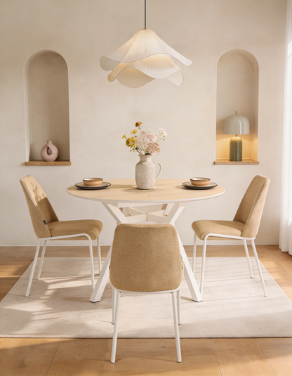 Juego de 4 sillas de comedor Utiel tapizadas - imagen 25