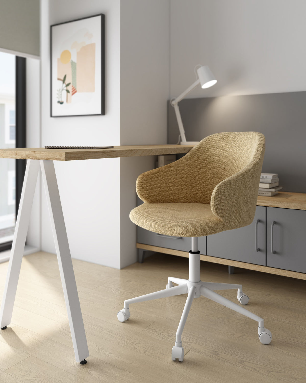 Silla de oficina Poniente tapizada - imagen 18