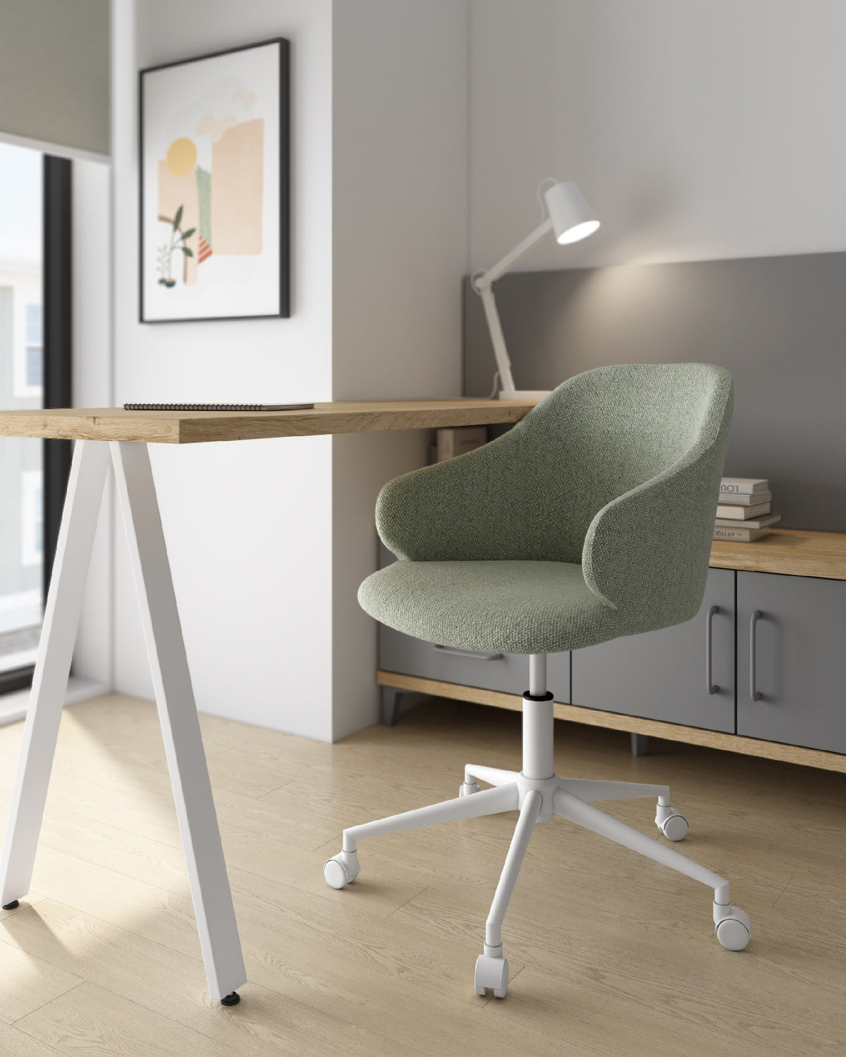 Silla de oficina Poniente tapizada - imagen 37