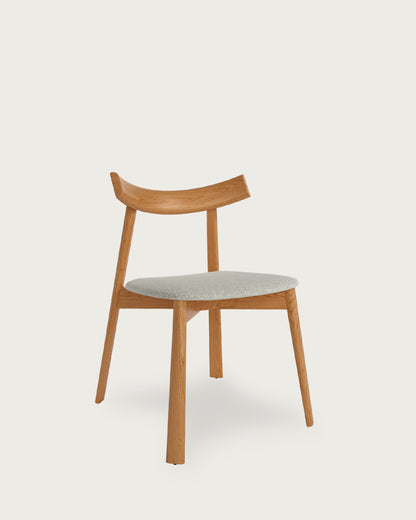 Juego de 2 sillas de comedor Penyagolosa tapizadas - imagen 2