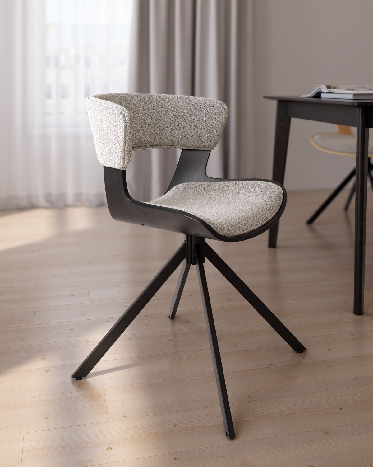 Juego de 2 sillas de comedor Maestrat tapizadas - imagen 3
