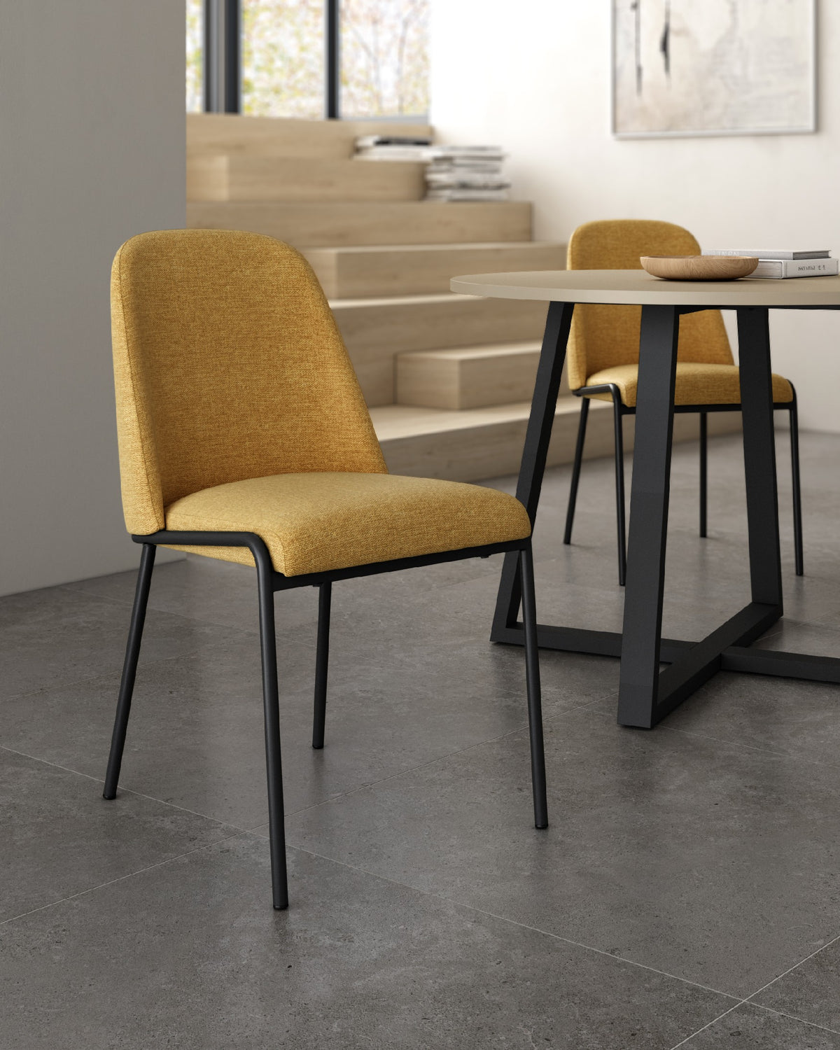 Juego de 4 sillas de comedor Turia tapizadas - imagen 21
