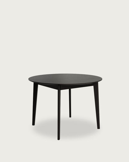 Mesa de comedor Galerna - Ø 100 cm - Roble negro