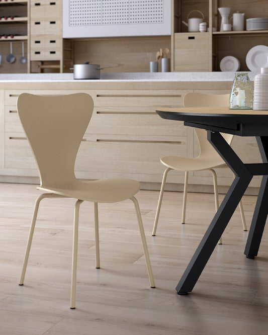Juego de 4 sillas de cocina Eliana de polipropileno - imagen 3