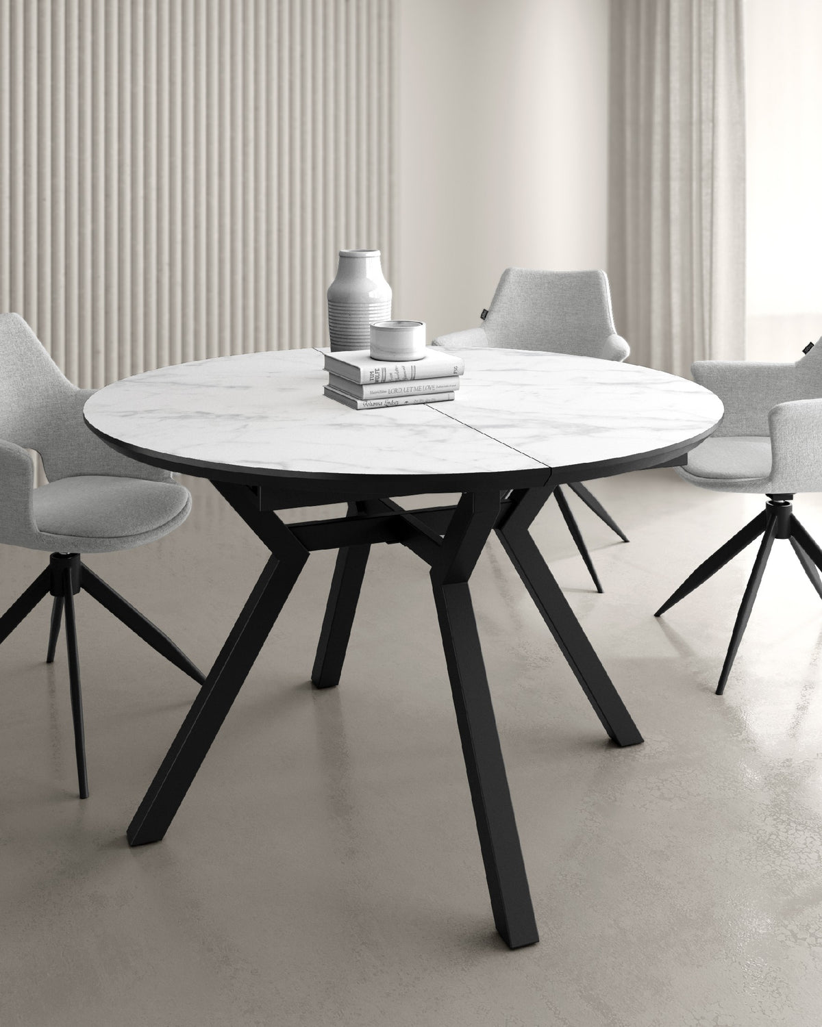 Mesa de comedor extensible Nébula - imagen 49