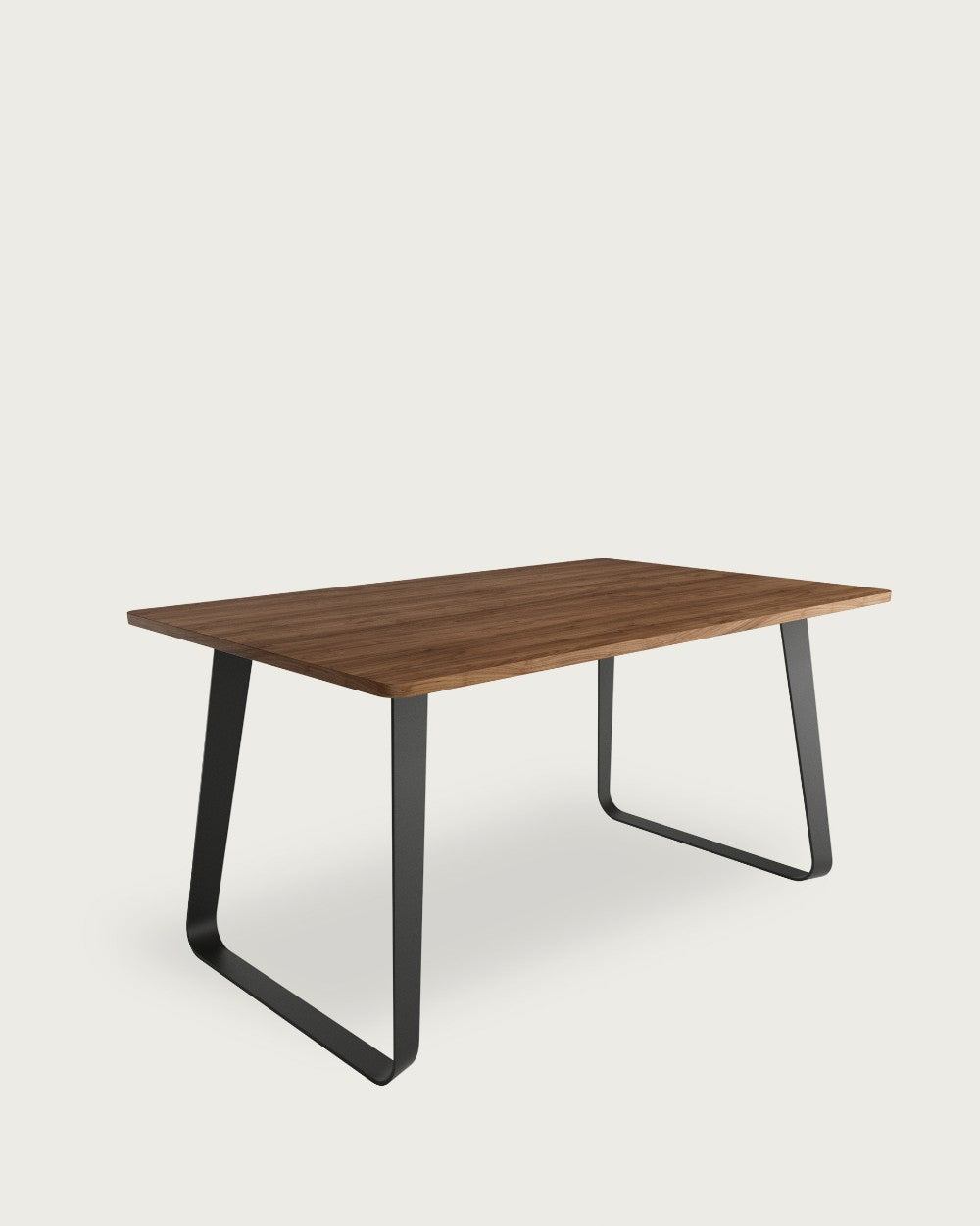 Mesa de comedor Tundra - 180 × 90 cm - Sobre Java - Estructura metálica negra