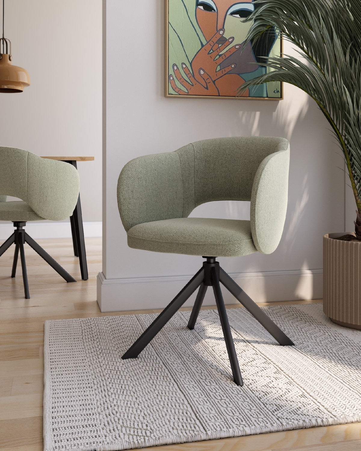 Silla de comedor Manises tapizada - imagen 33
