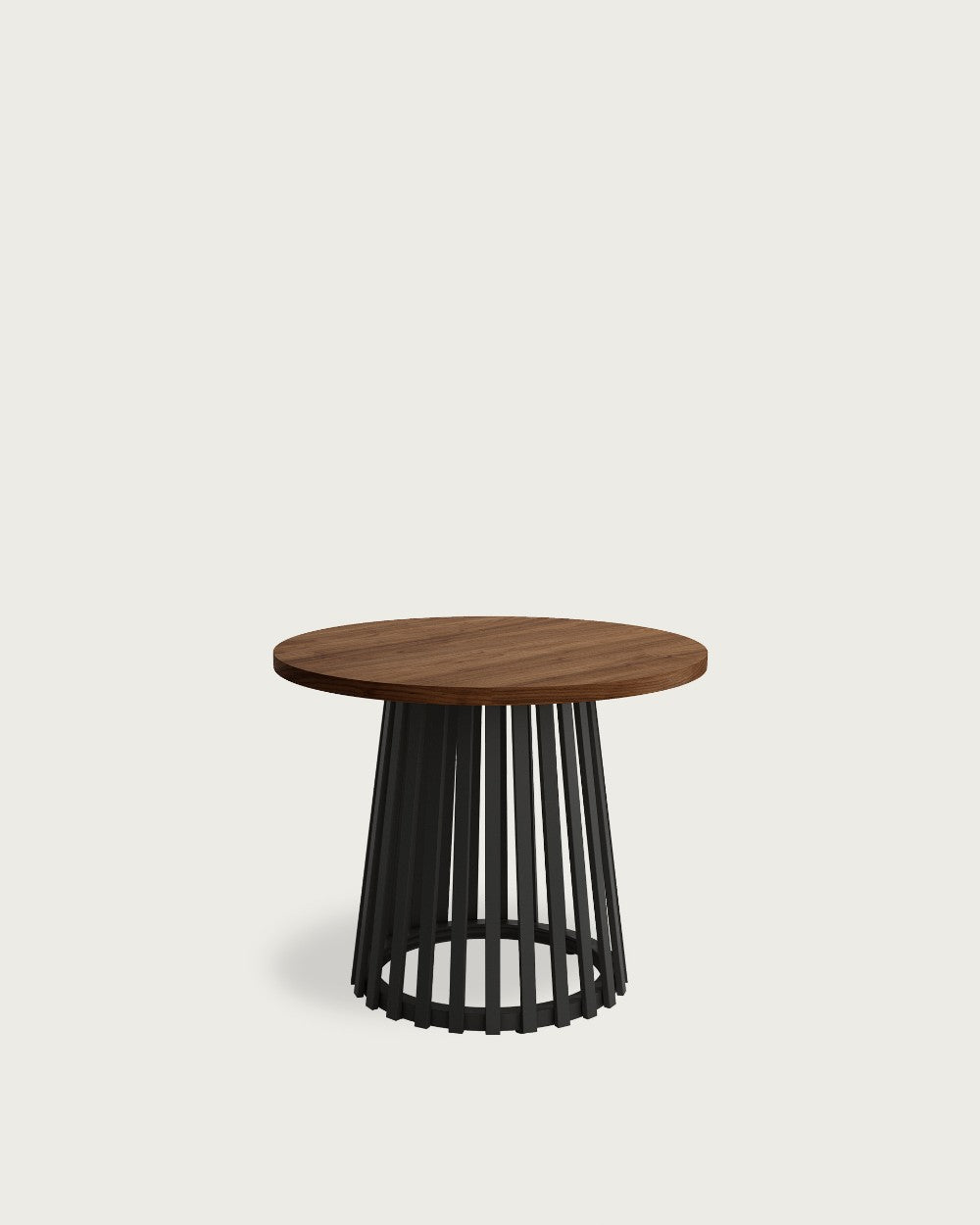 Mesa auxiliar Wadi - Ø 60 cm - Sobre Java - Estructura metálica negra