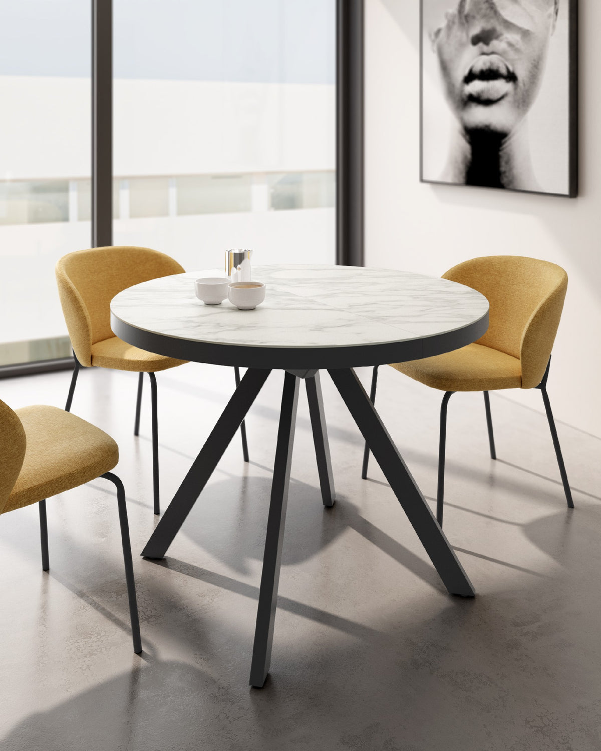 Mesa de comedor extensible Yara - imagen 24