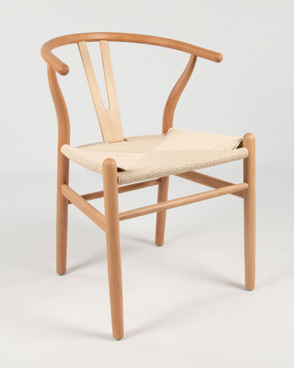 Juego de 2 sillas de comedor Benetússer con respaldo de cuerda - imagen 9