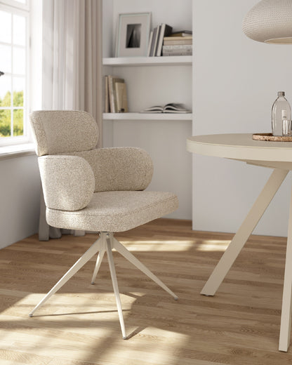 Juego de 2 sillas de comedor Almàssera giratorias - imagen 3
