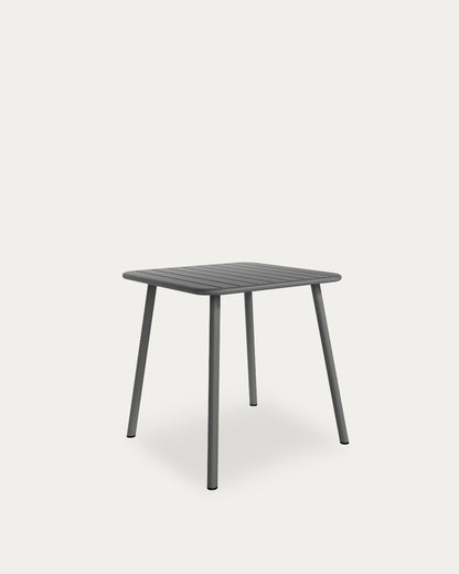 Mesa de exterior Fábula - 70 × 70 cm - Grafito