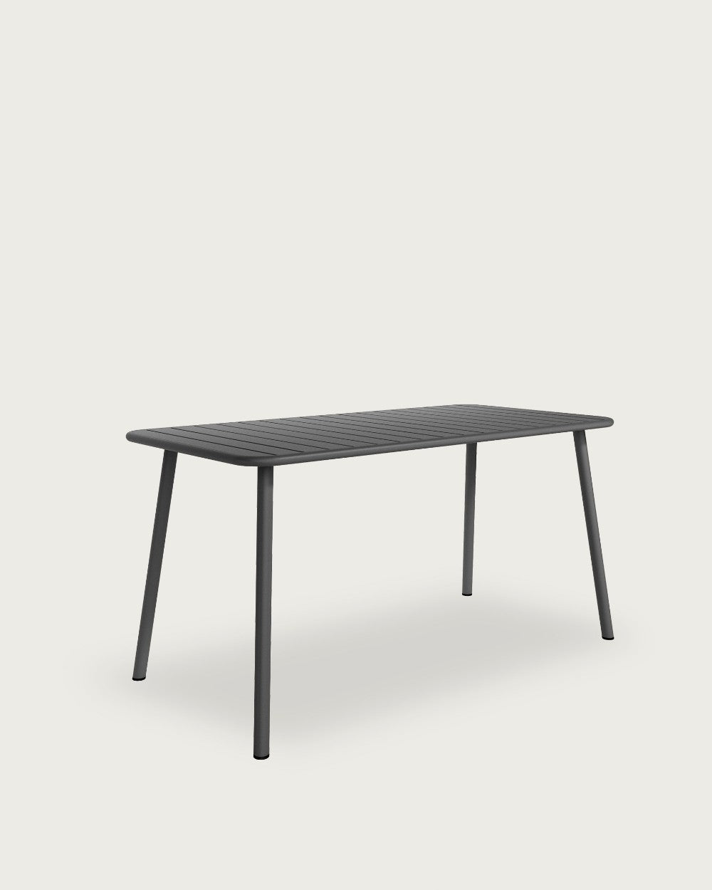 Mesa de exterior Fábula - 140 × 70 cm - Grafito