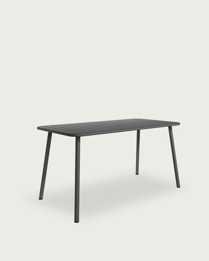 Mesa de exterior Fábula - 140 × 70 cm - Grafito