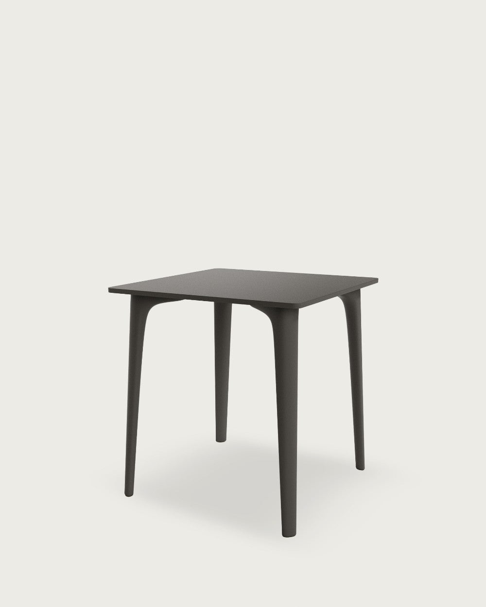Mesa de exterior Nácar - 70 × 70 cm - Grafito