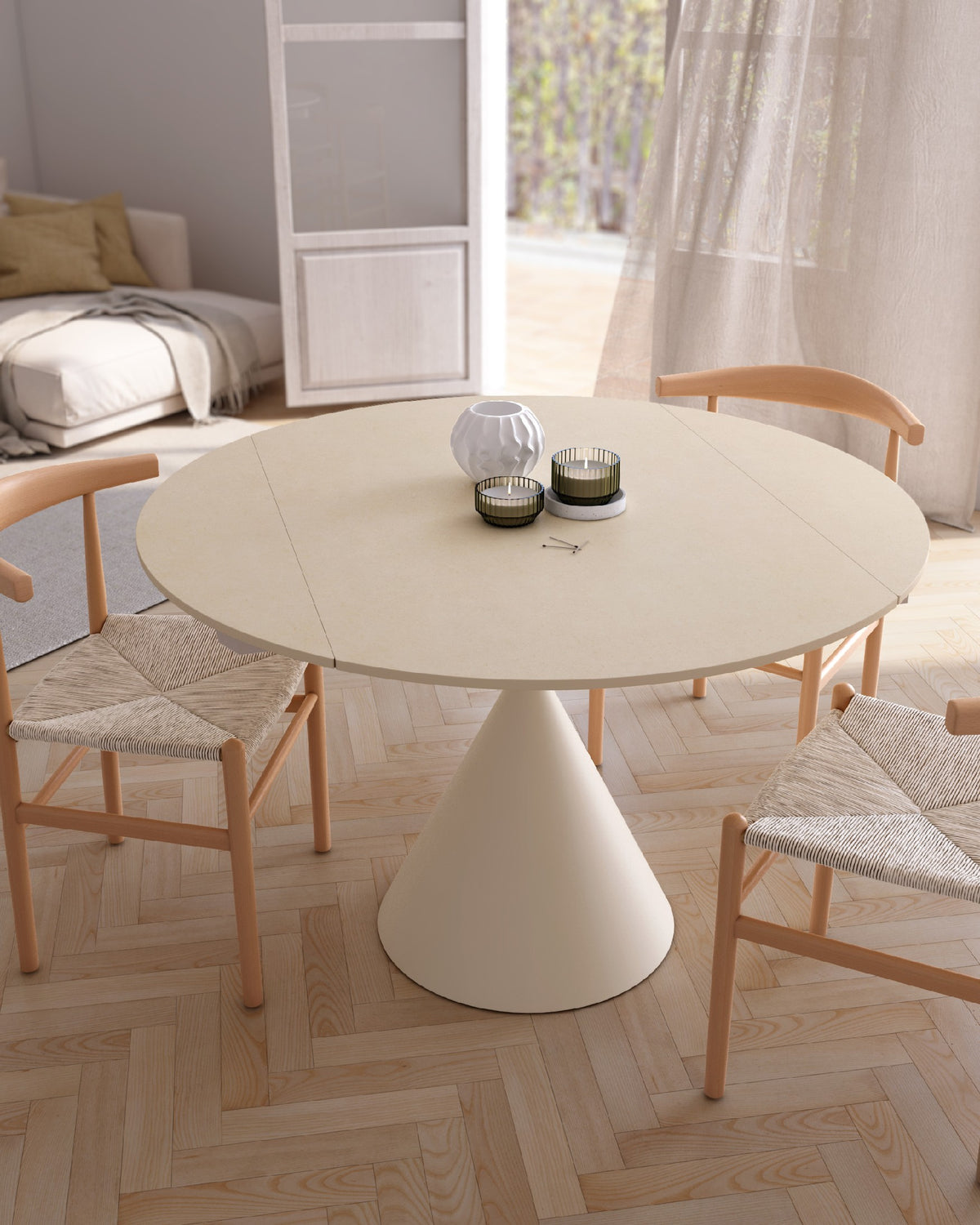 Mesa de comedor extensible Senda - imagen 11