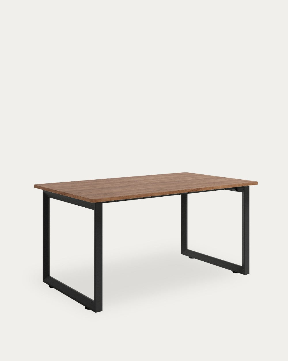 Mesa de comedor Terra - 220 × 90 cm - Sobre Java - Estructura metálica negra