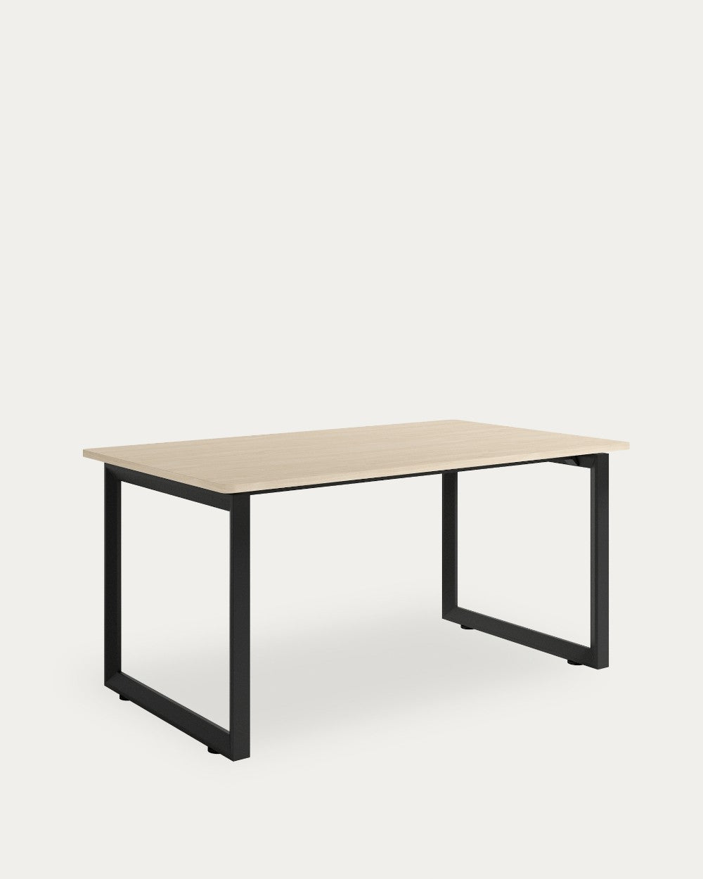 Mesa de comedor Terra - 220 × 90 cm - Sobre Alpin - Estructura metálica negra