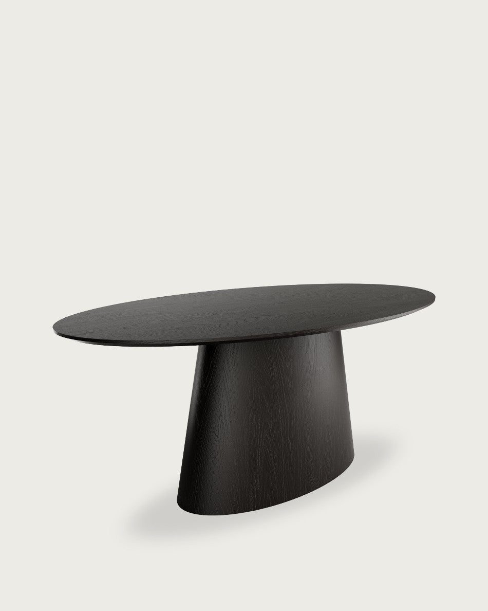 Mesa de comedor Atria - 180 × 100 cm - Roble negro