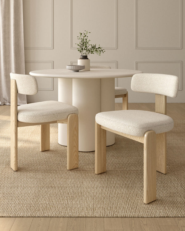 Juego de 2 sillas de comedor Segària tapizadas - imagen 3