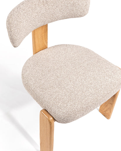 Juego de 2 sillas de comedor Segària tapizadas - imagen 8