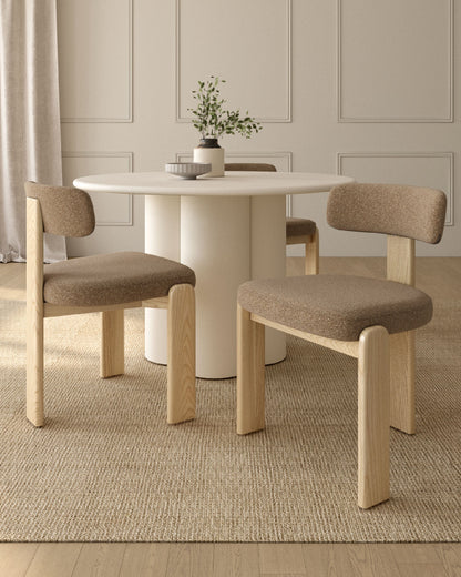 Juego de 2 sillas de comedor Segària tapizadas - imagen 13