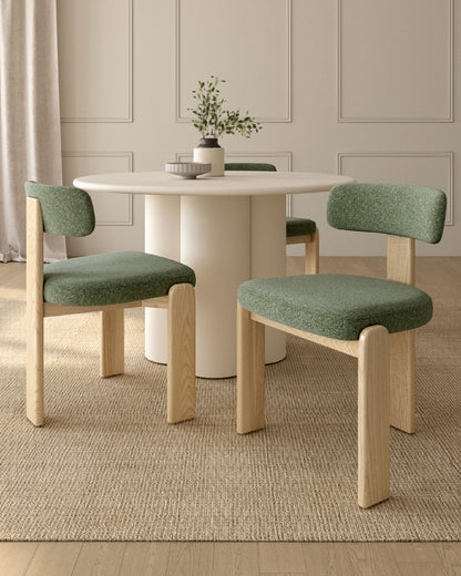 Juego de 2 sillas de comedor Segària tapizadas - imagen 23