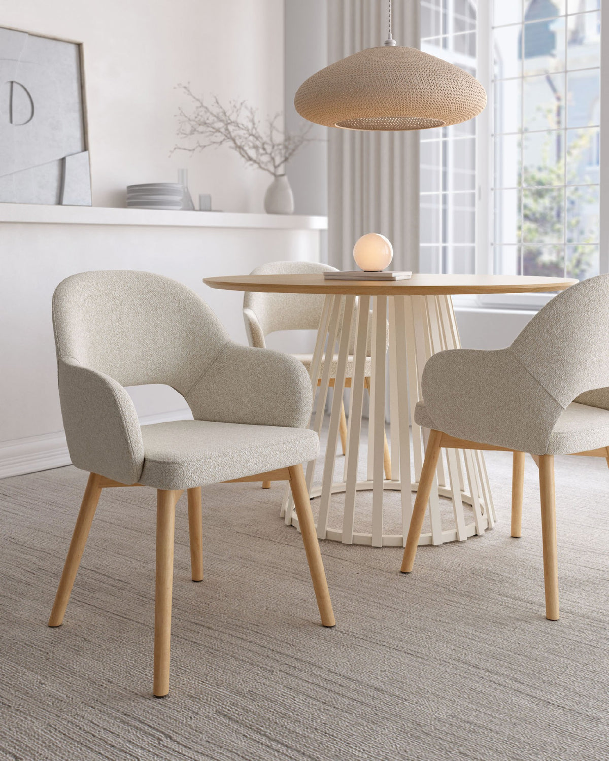Silla de comedor Calderona tapizada - imagen 3