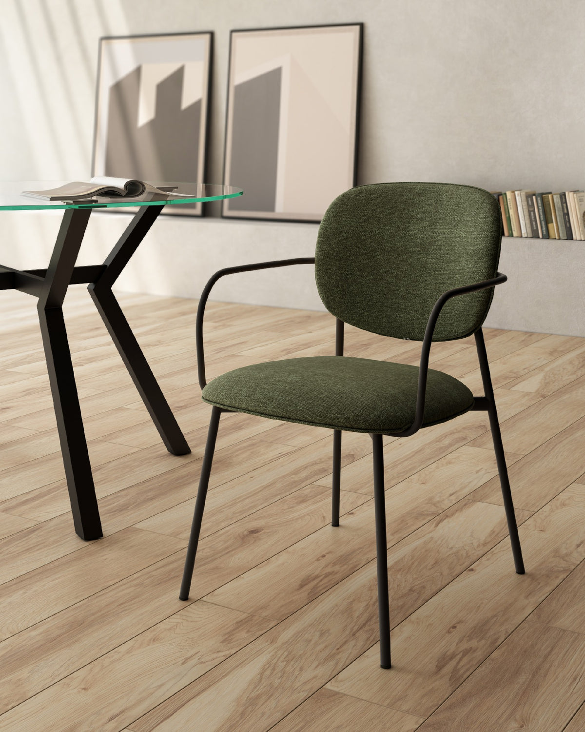 Juego de 2 sillas de comedor Espadán tapizadas - imagen 21