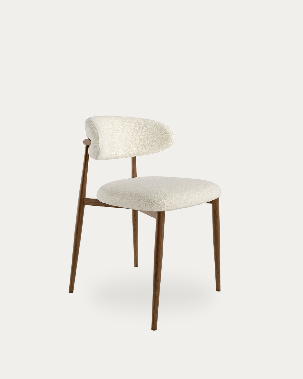 Juego de 2 sillas de comedor Serpis tapizadas - imagen 2