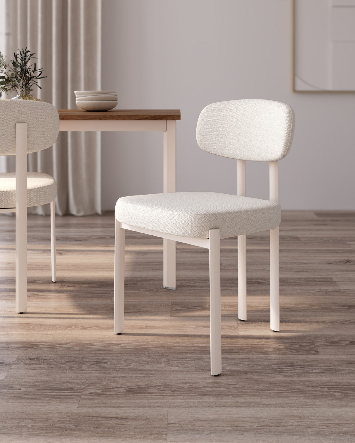 Juego de 2 sillas de comedor Cabriel tapizadas - imagen 33