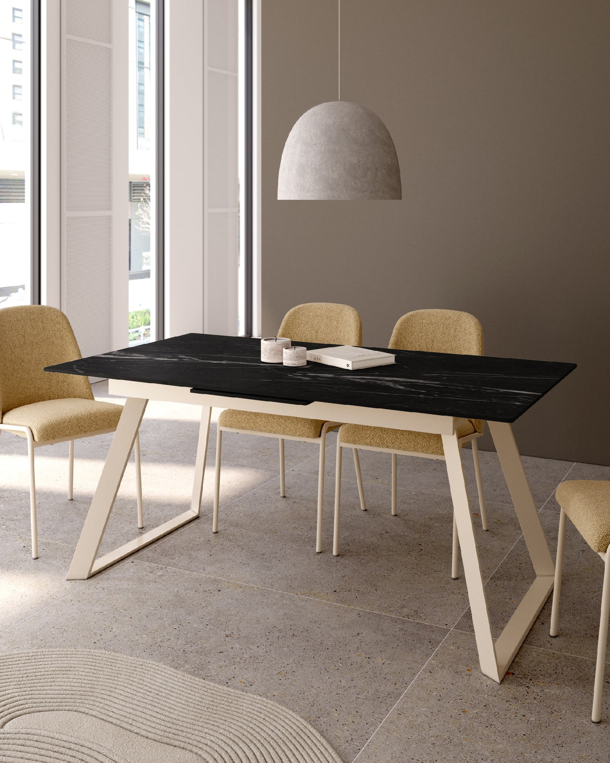 Mesa de comedor extensible Ocre - imagen 14