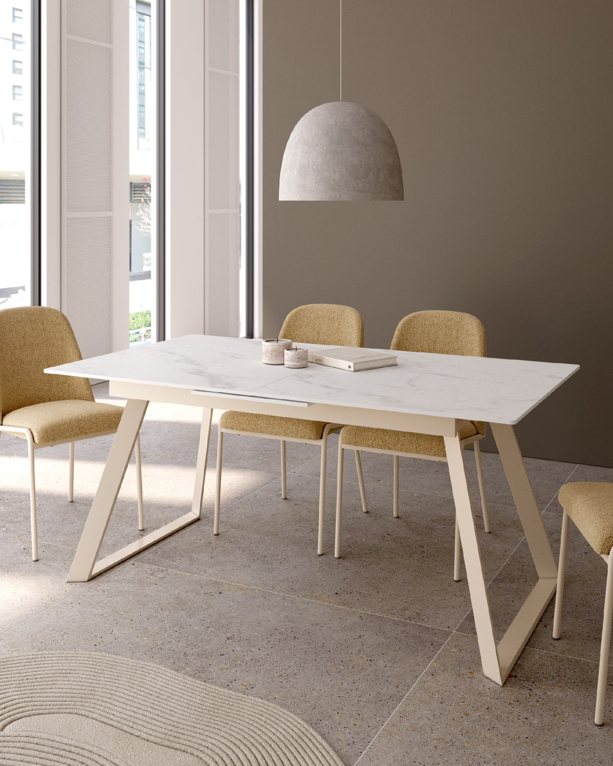 Mesa de comedor extensible Ocre - imagen 16