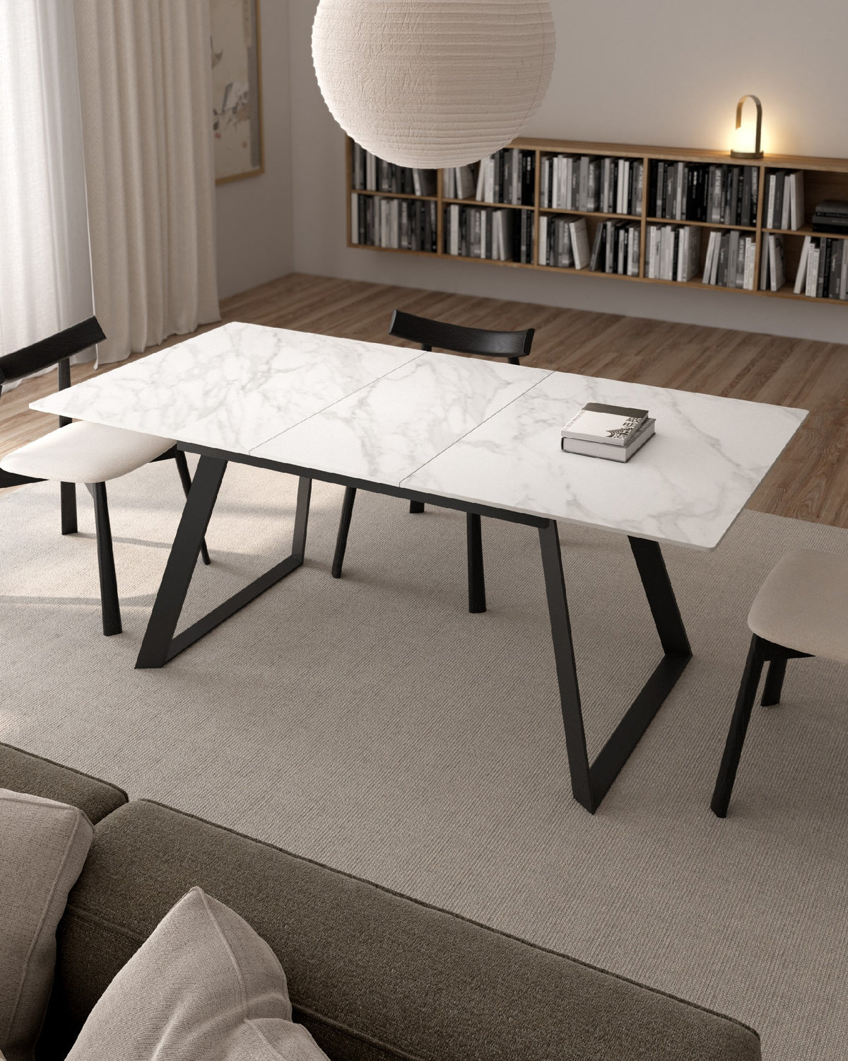 Mesa de comedor extensible Ocre - imagen 24