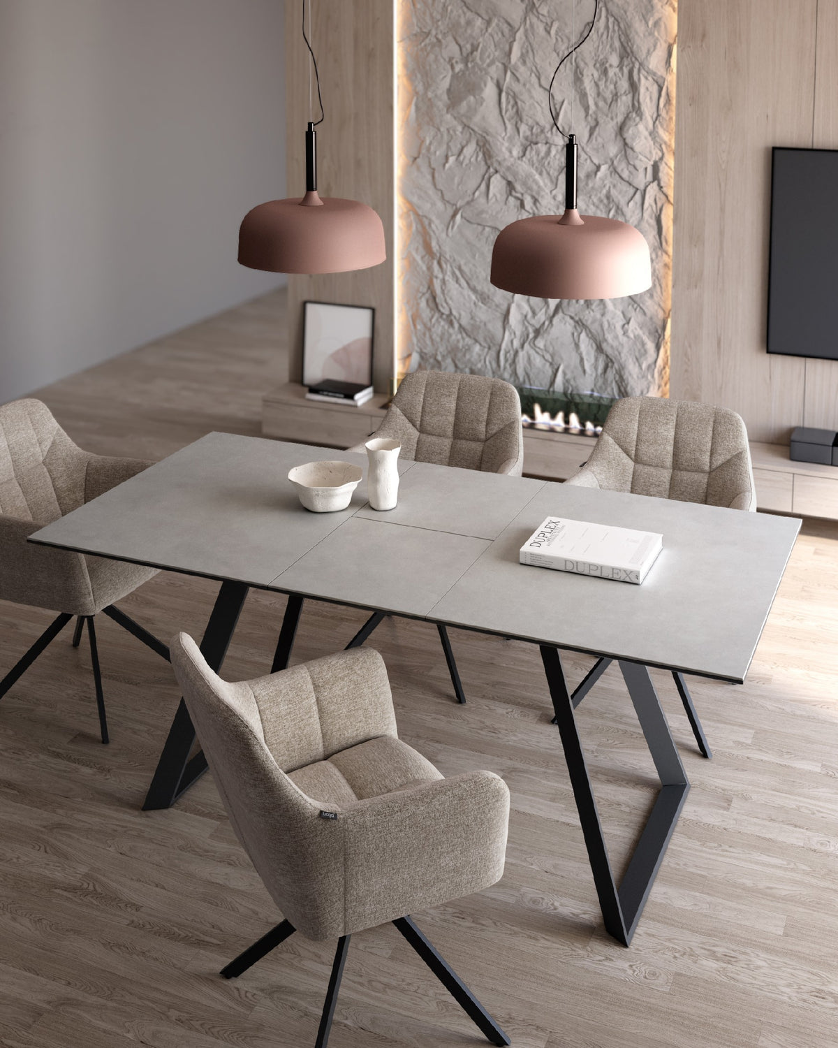 Mesa de comedor extensible Pétalo - imagen 20