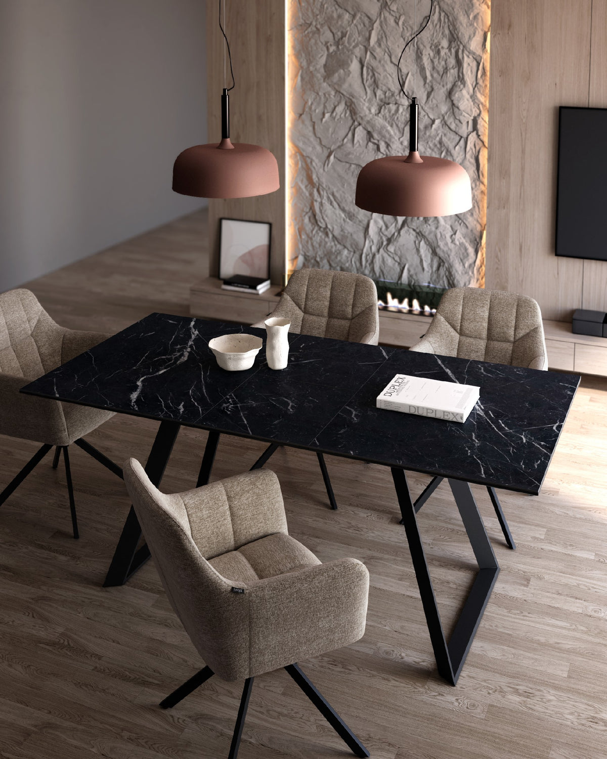 Mesa de comedor extensible Pétalo - imagen 22