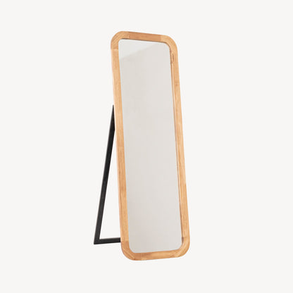 Espejo de pie en madera nogal 50x150 cm