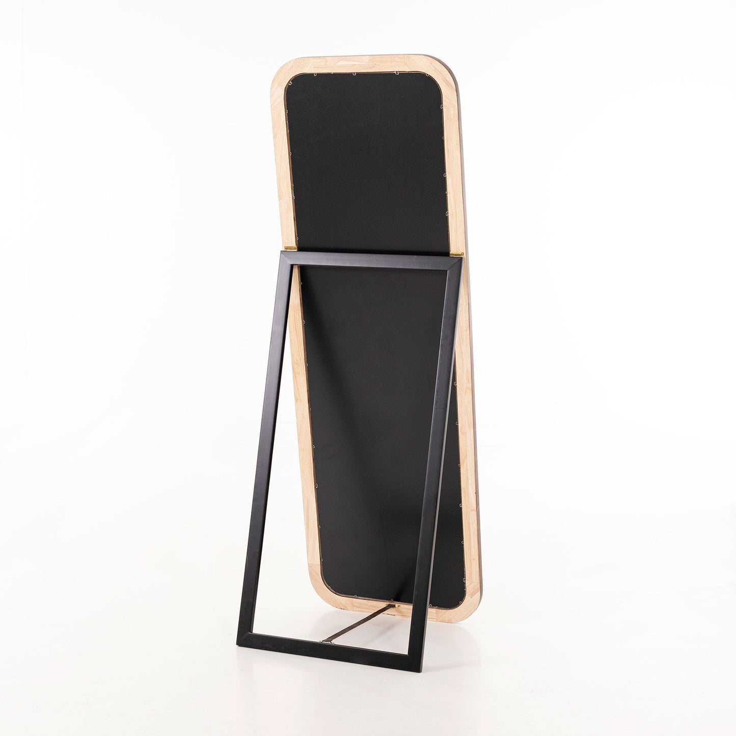 Espejo de pie en madera nogal 50x150 cm