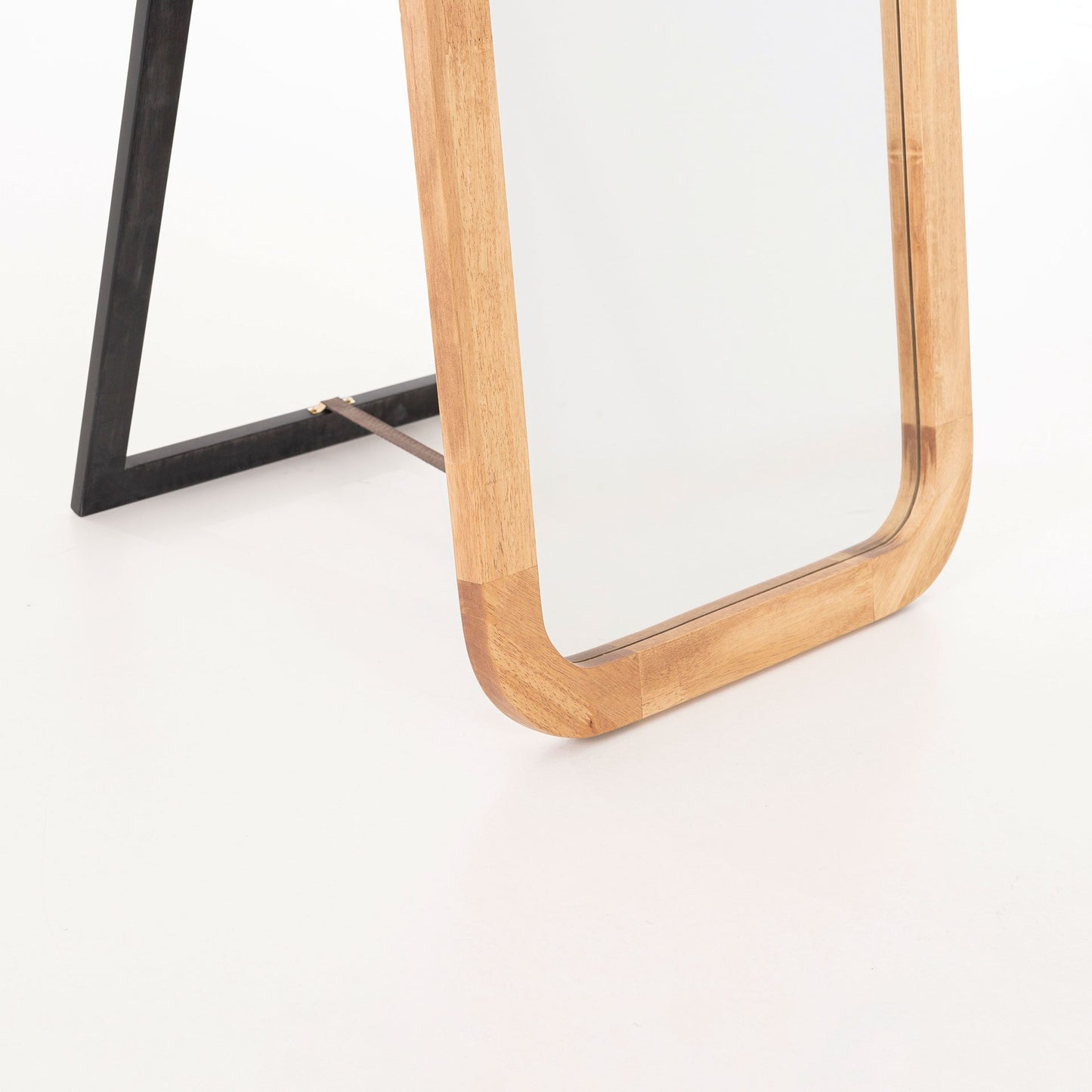 Espejo de pie en madera nogal 50x150 cm