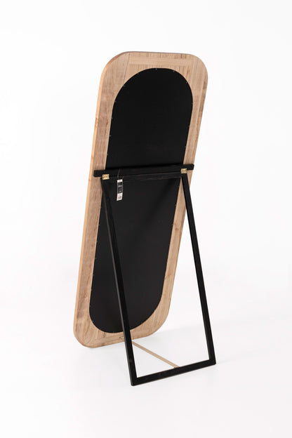Espejo de suelo madera roble 160x60 cm