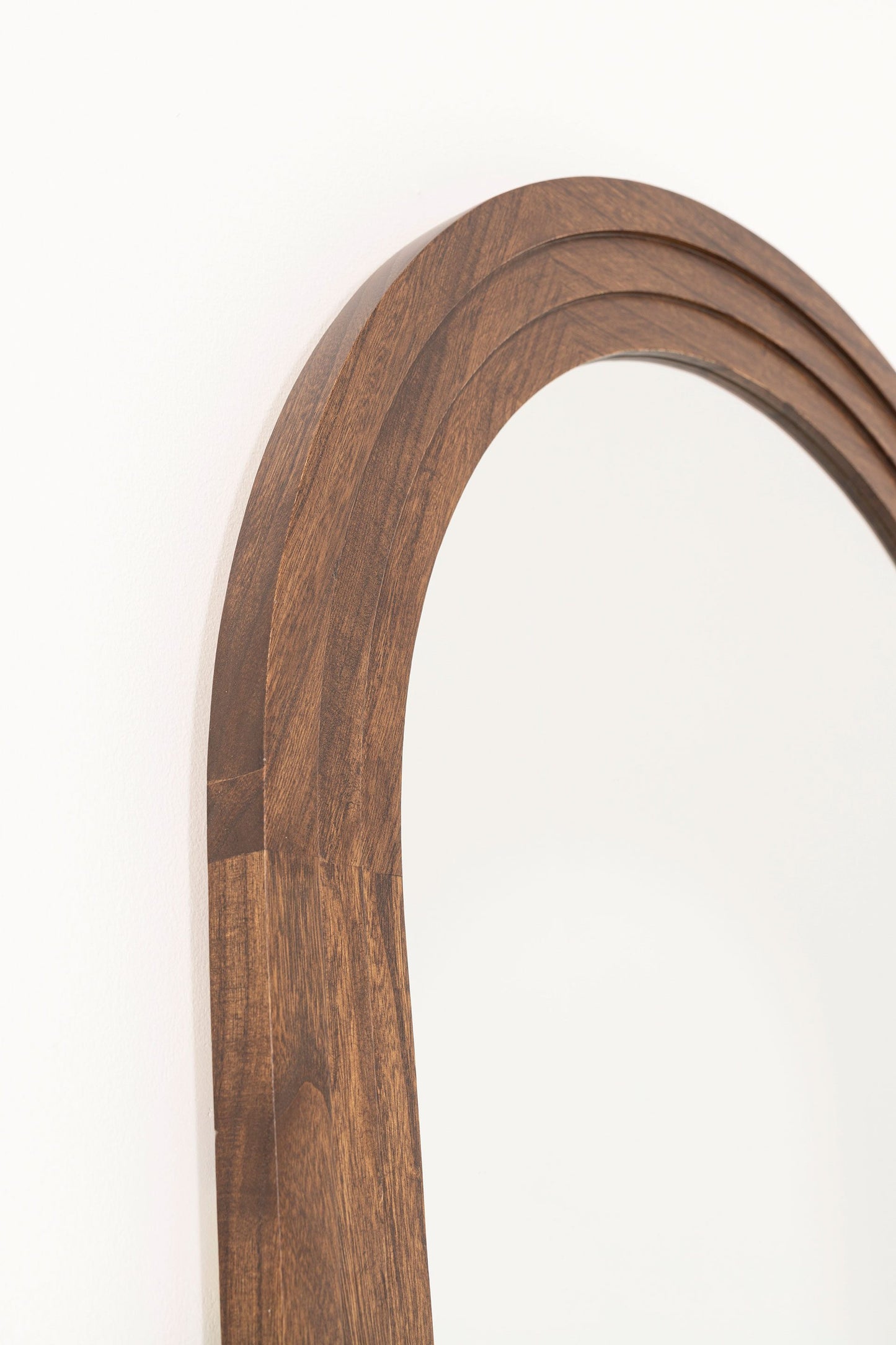 Espejo extra grande con marco de madera maciza roble