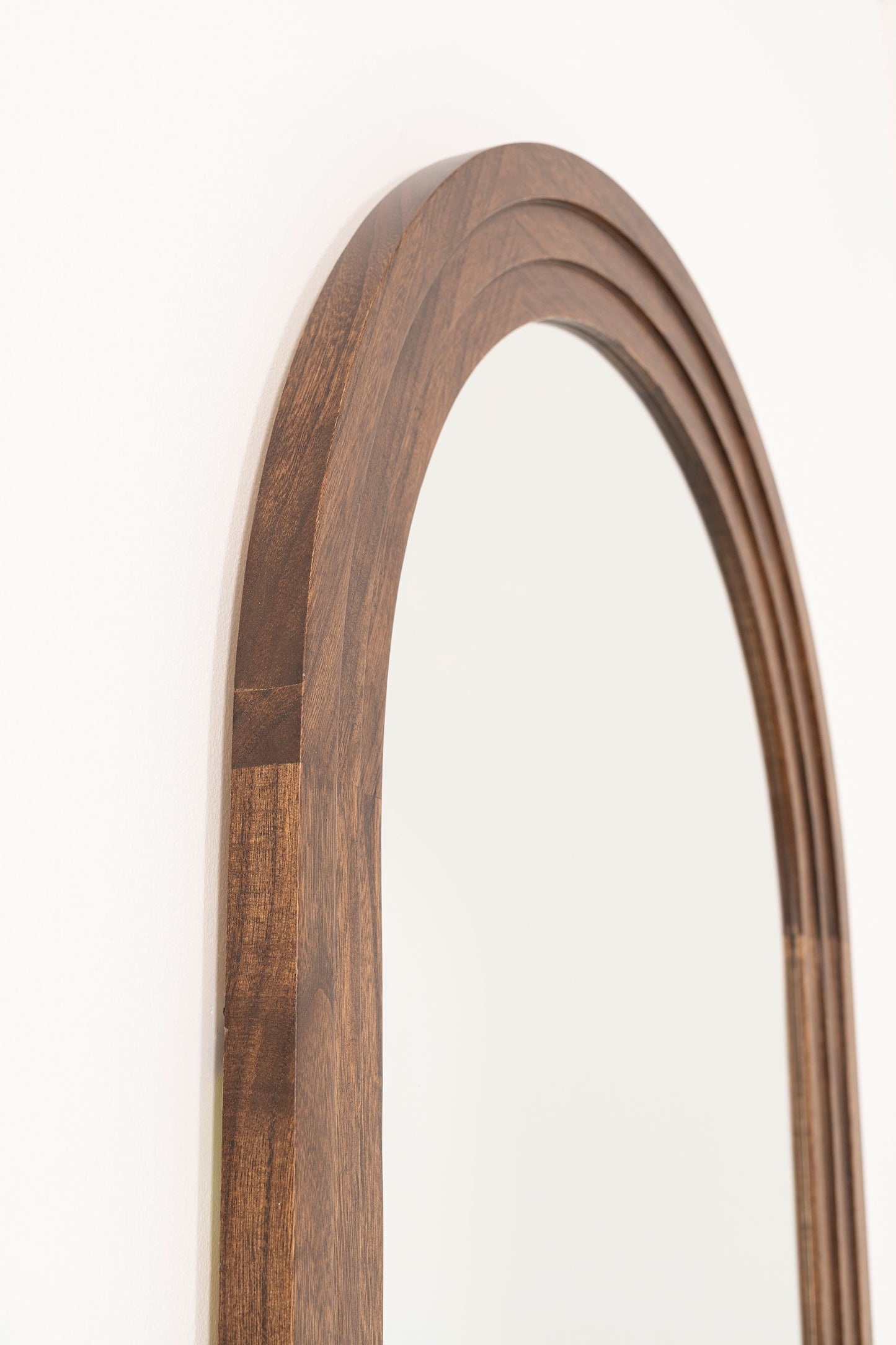Espejo extra grande con marco de madera maciza roble