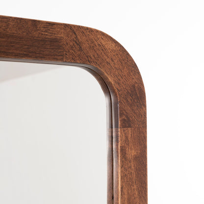 Espejo de pie en madera de roble