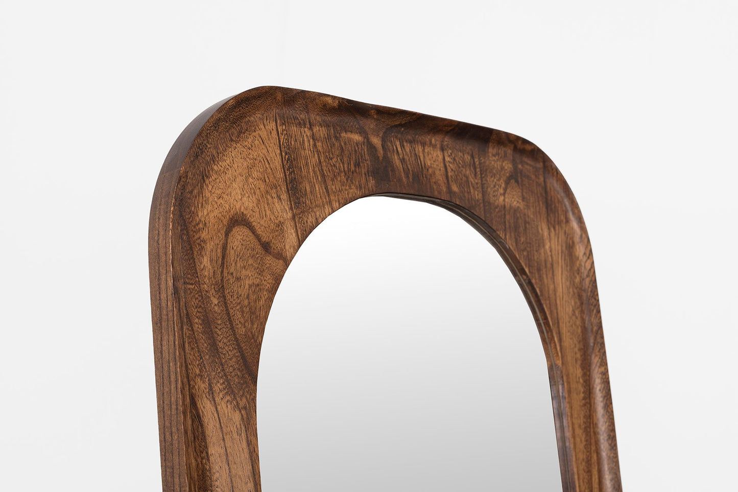 Espejo de suelo madera nogal 160x60 cm