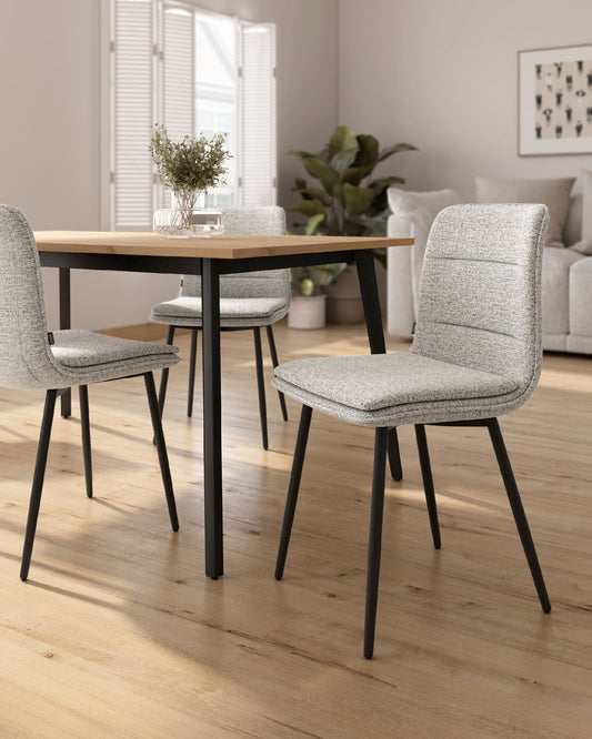 Juego de 4 sillas de comedor Marina tapizadas - imagen 12