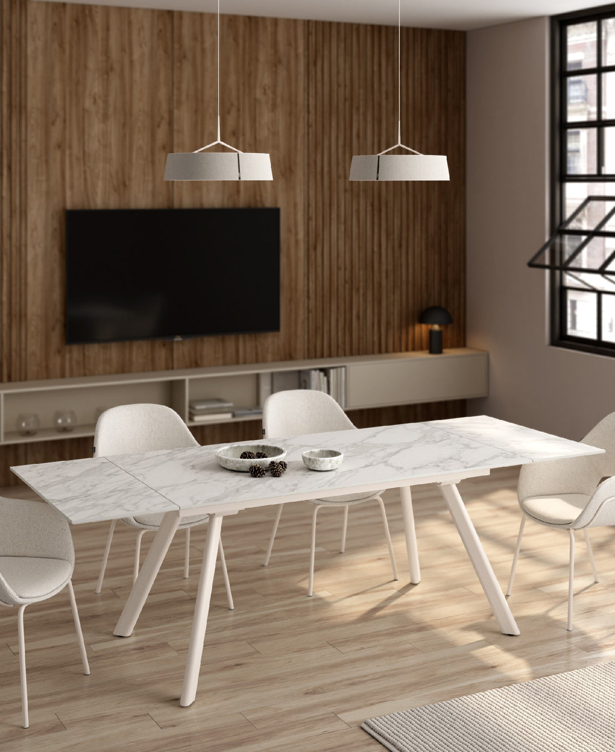 Mesa de comedor extensible Valira - imagen 16