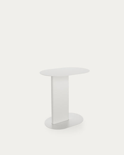 Mesa auxiliar Solana - 47.0 × 31.0 × 47.0 cm - Blanco