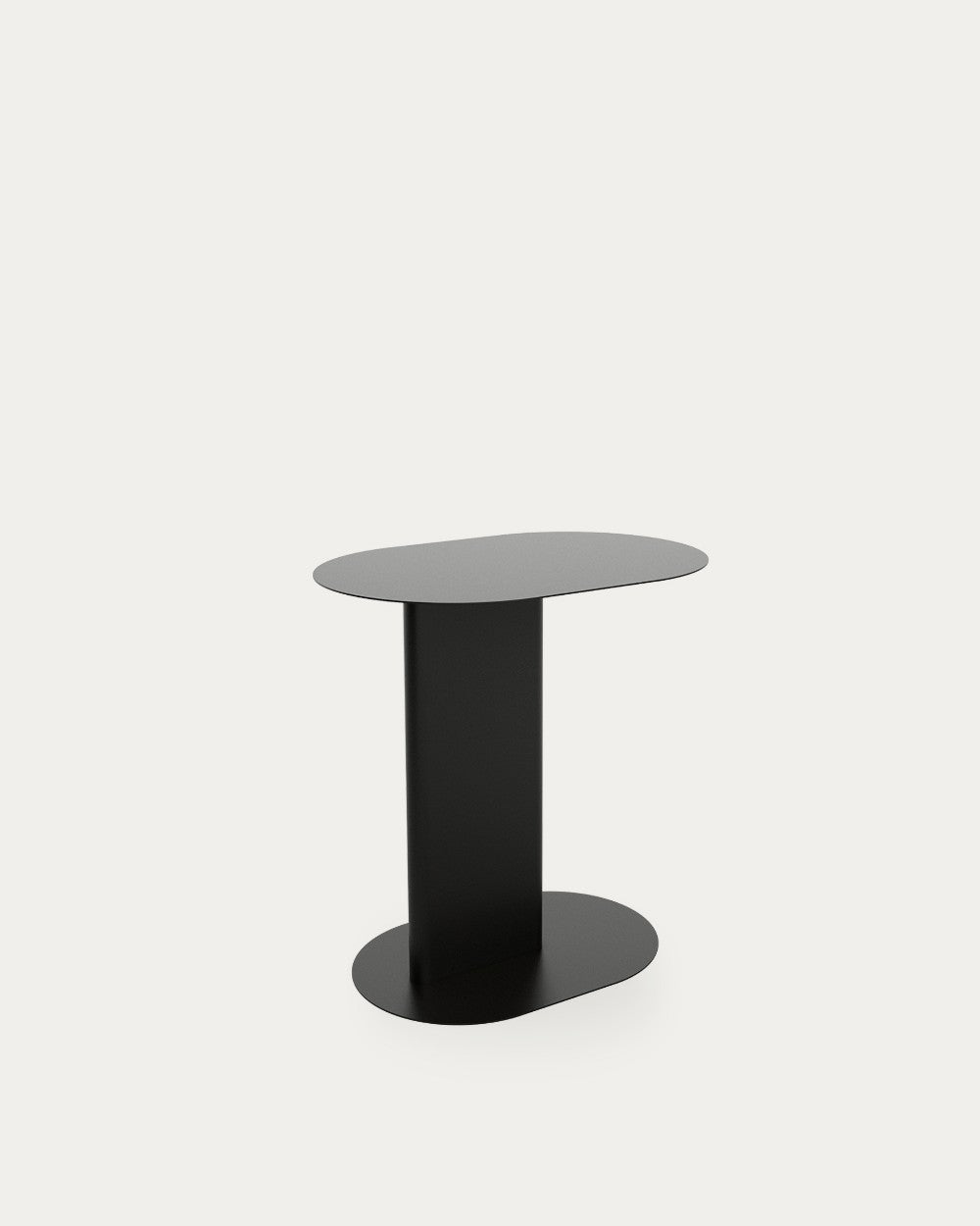 Mesa auxiliar Solana - 47.0 × 31.0 × 47.0 cm - Negro