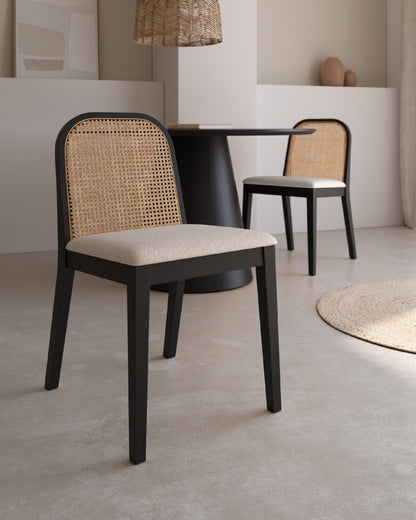 Juego de 2 sillas de comedor Safor tapizadas - imagen 12