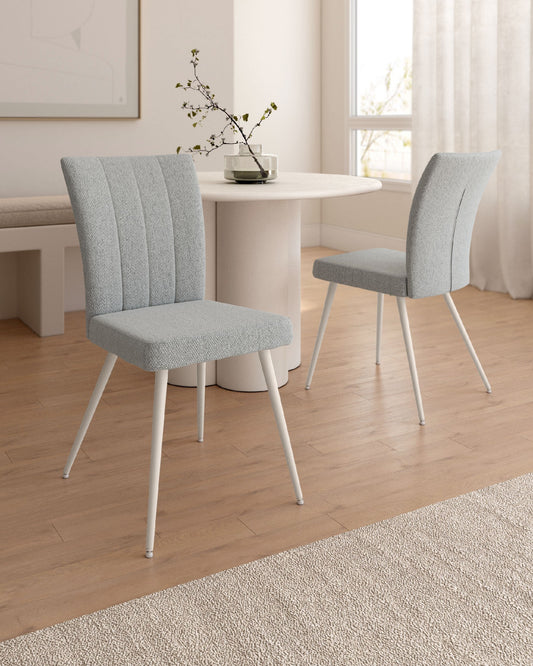 Juego de 4 sillas de comedor Costera tapizadas - imagen 3